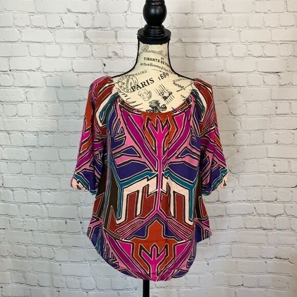 Tart / Colorful blouse / size extra small - Picture 1 of 7